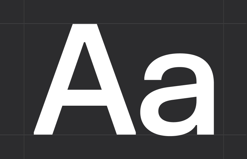 large letters