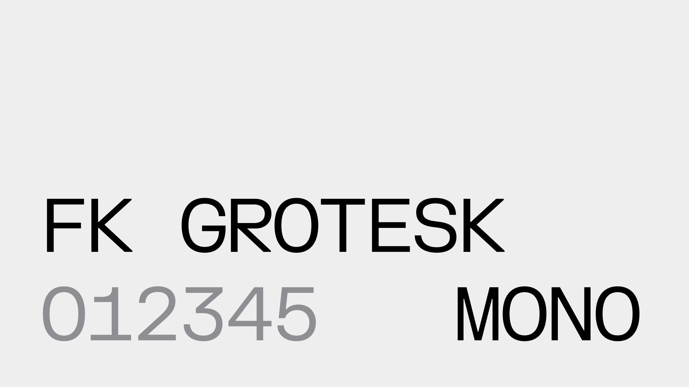 Secondary Typeface Graphic
